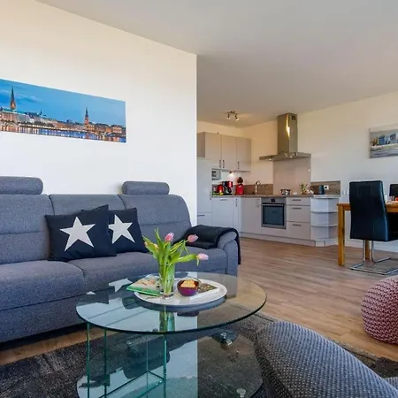 아파트 Duenenpark-heiligenhafen-haus-meerduene-wohnung-9-meerlounge